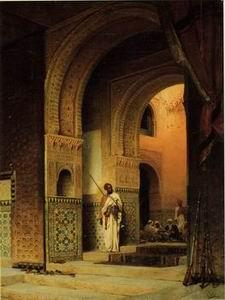 unknow artist Arab or Arabic people and life. Orientalism oil paintings 173